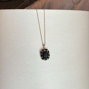 NWT Black Onyx Gemstone Necklace